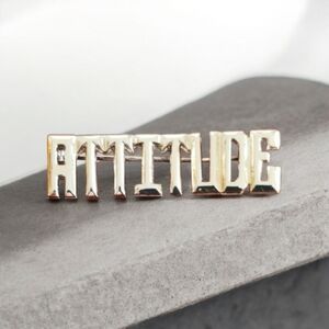 ❄ ATTITUDE Pin Brooch Great Gift